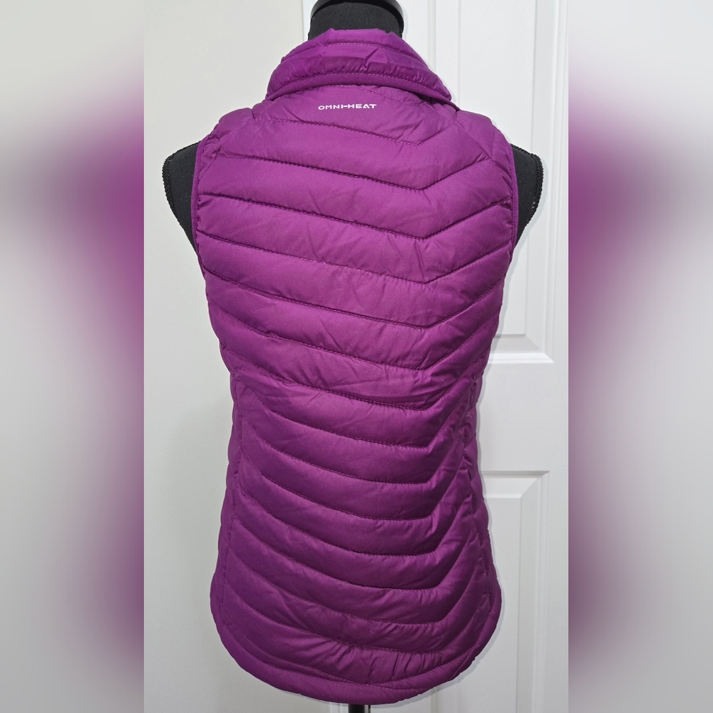 NWT Columbia Women's Purple Omni-Heat Puffer Vest - Picture 9 of 15